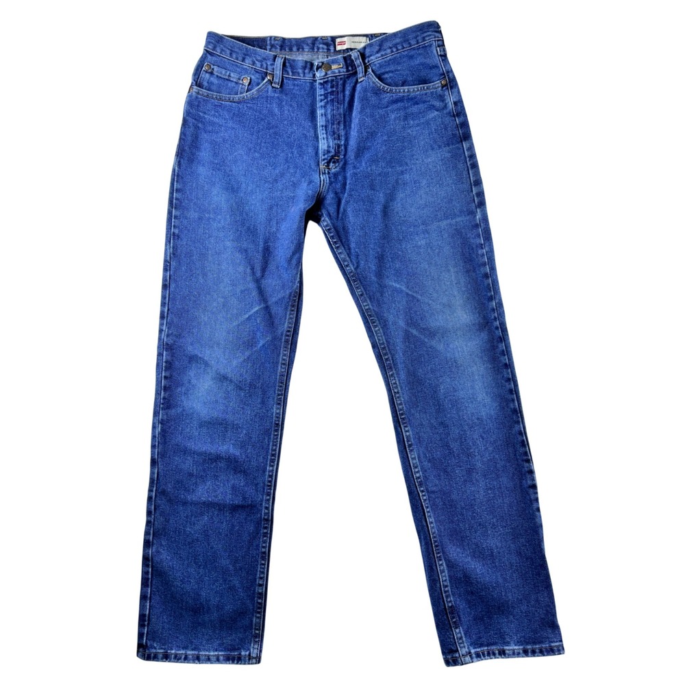 Wrangler Premium Quality Women's Regular Fit Blue Denim‎ Jeans 34x32